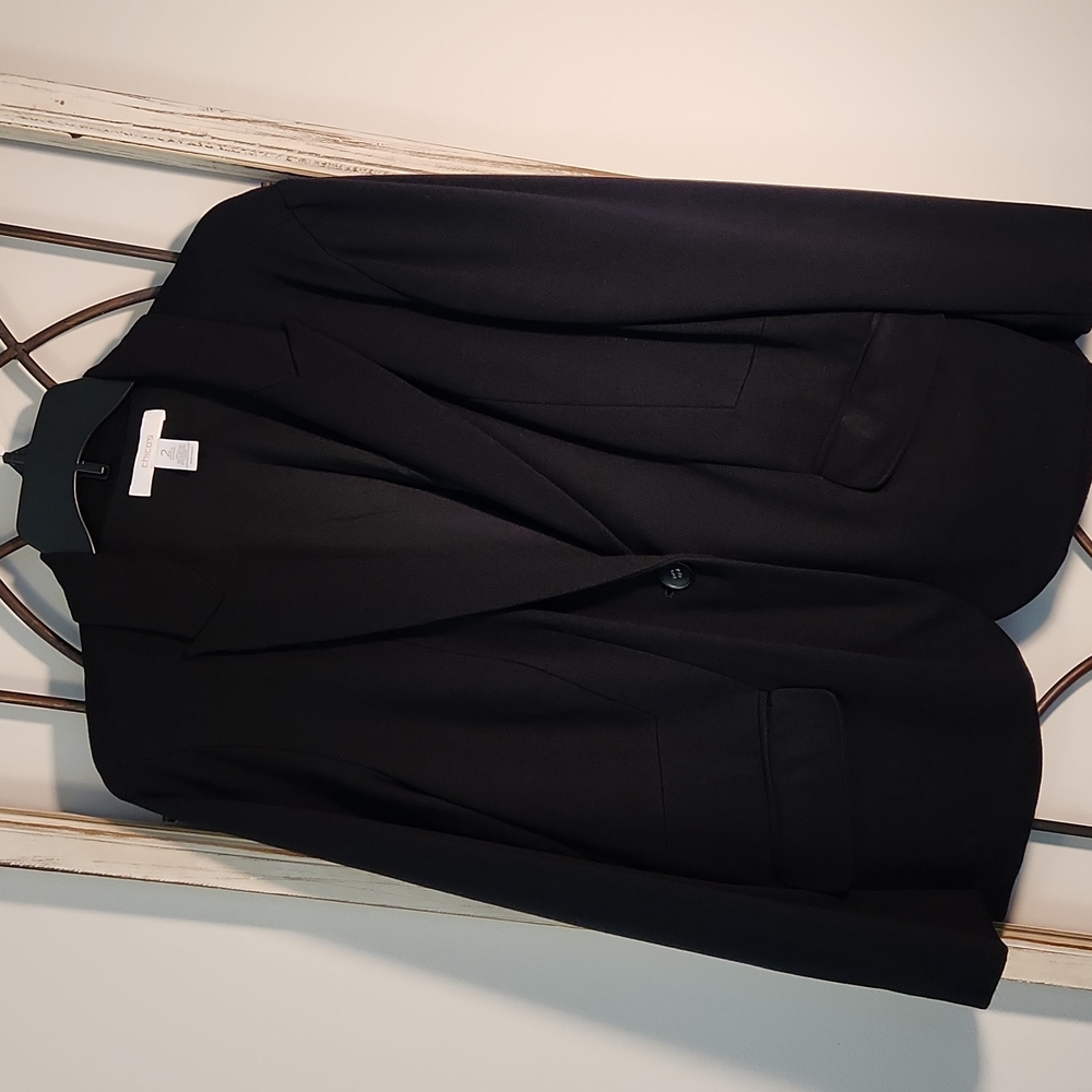 Chico's Black Soft Blazer 2, Ladies 12